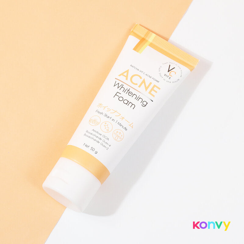 VITC Ratcha Vit C Acne Foam Facial Cleansing Foam 50g