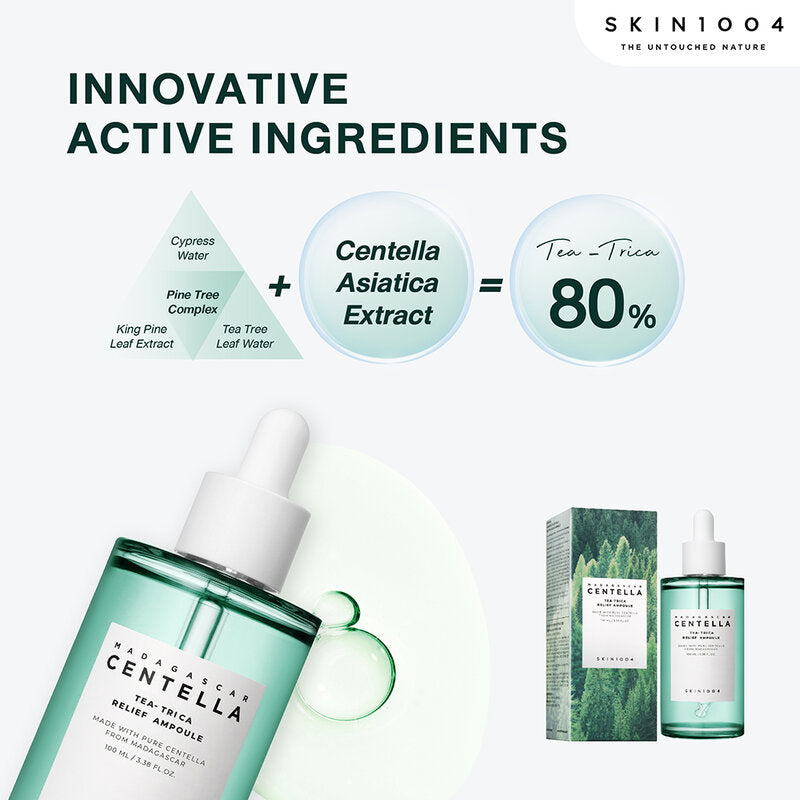 SKIN1004 Madagascar Centella Tea Trica Relief Ampoule 100ml