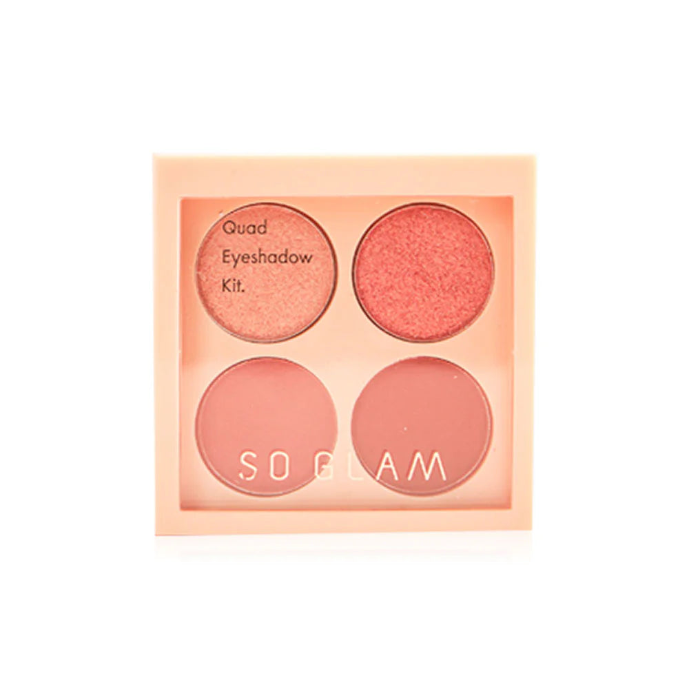 So Glam Quad Eyeshadow Kit 8g #102 Spring Petals