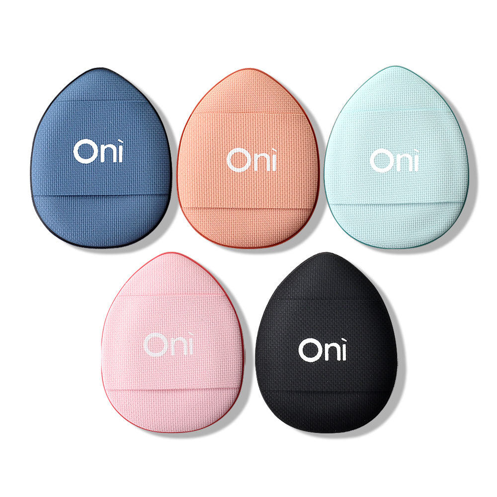 Oni Soft Sponge Finger Puff Mixed Color 5pcs
