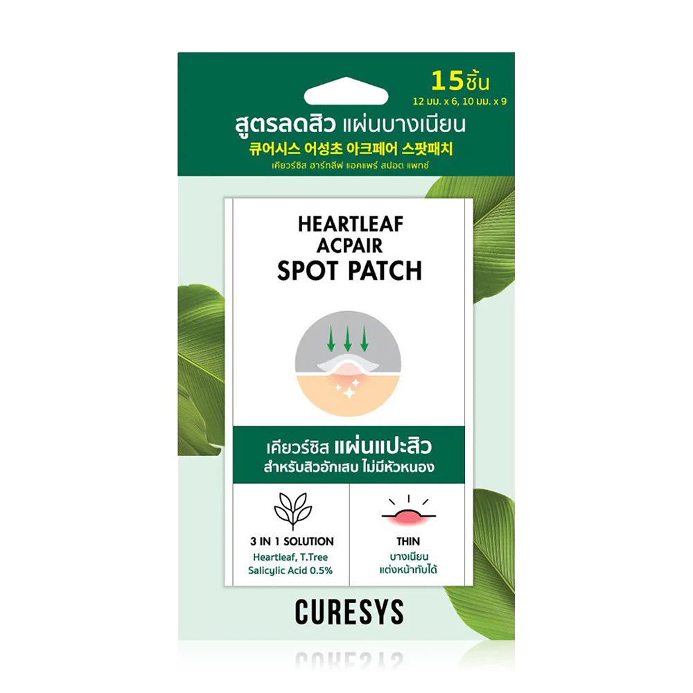 CURESYS Heartleaf Acpair Spot Patch Acne Patch 15Dots