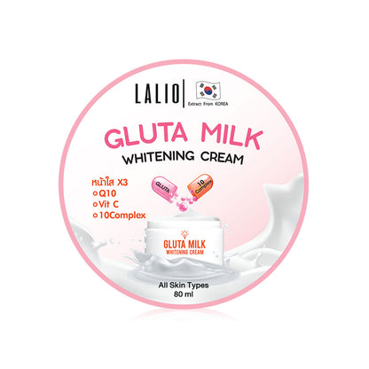 Lalio Gluta Milk Whitening Cream 80ml