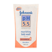 Johnsons pH 5.5 Nourishing Body Wash With Almond Oil Refill 500ml