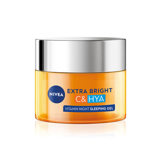 NIVEA Night Sleeping Gel - Extra Bright C&Hya Vitamin Formula - Beauty Buddy