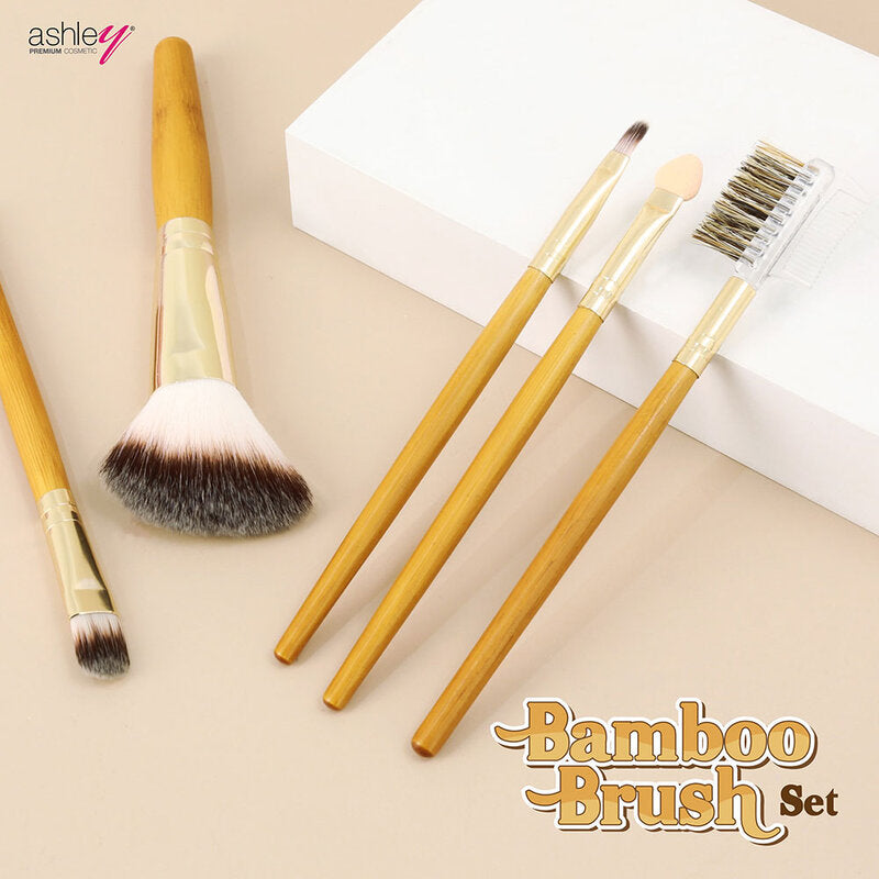 Ashley Set Brush Bamboo 5pcs
