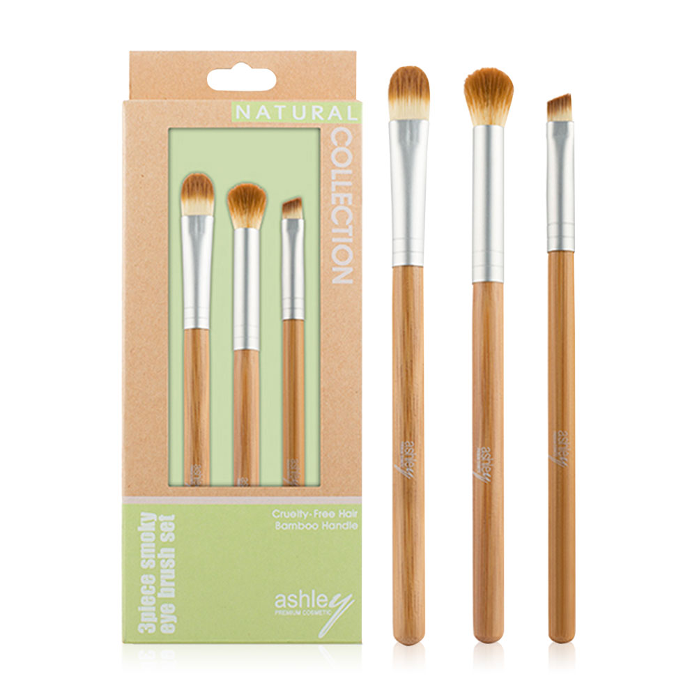 Ashley 3 Piece Smoky Eye Brush Set 3 Items