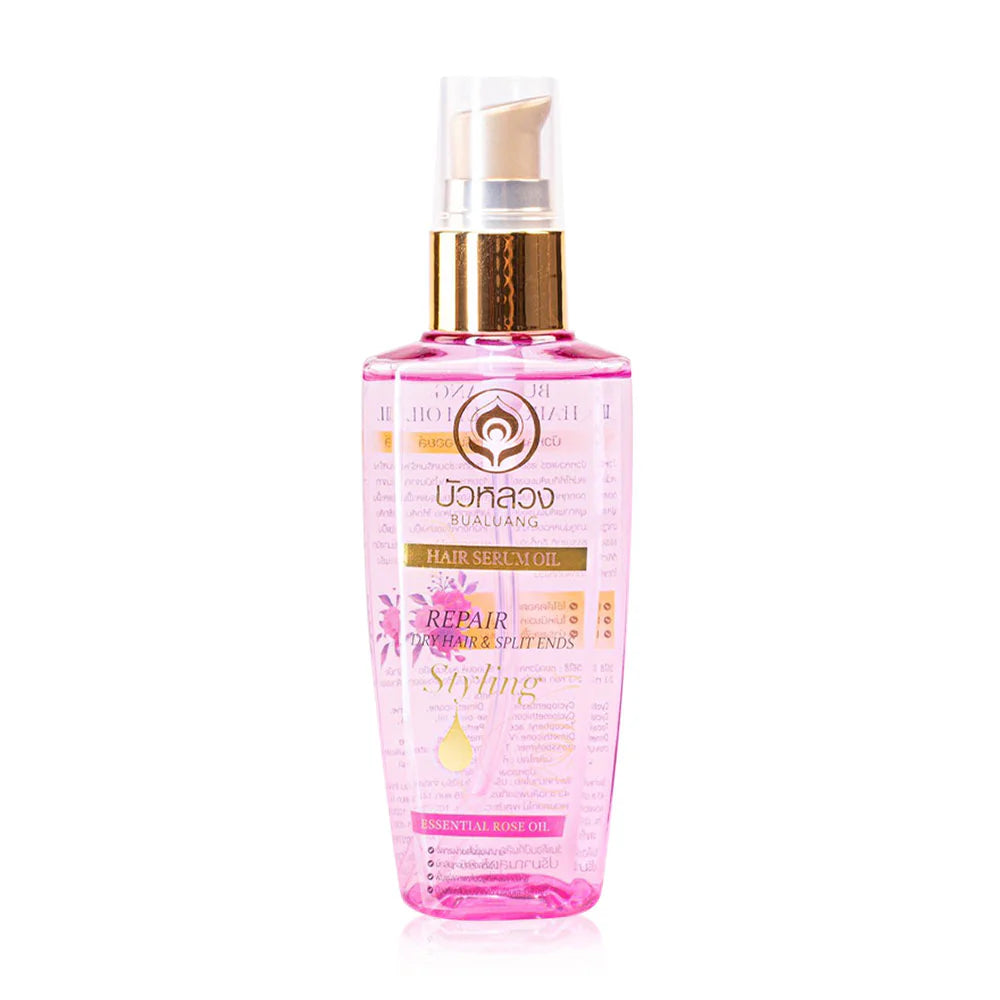 Bualuang Hair Serum Oil Repair Dry Hair & Split Ends 85ml