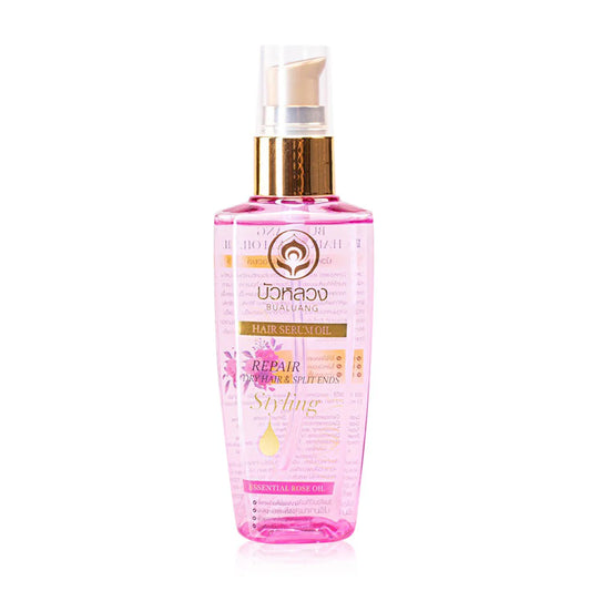 Bualuang Hair Serum Oil Repair Dry Hair & Split Ends 85ml