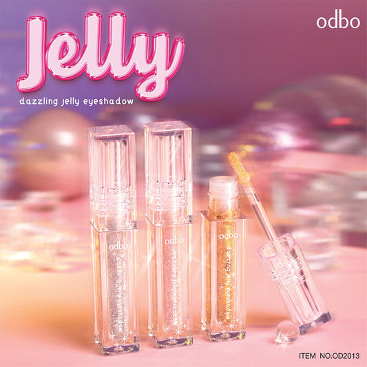 ODBO Eyeshadow - Dazzling Jelly #02 White Star - Beauty Buddy
