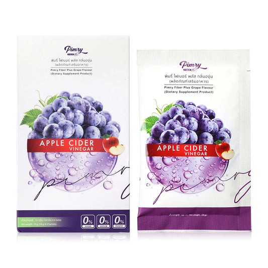 PIMRYPIE Fiber Plus Grape Flavor 18g x 4 Sachets