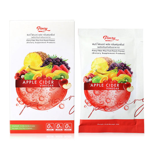 PIMRYPIE Fiber Plus Fruit Punch Flavor 18g x 4 Sachets