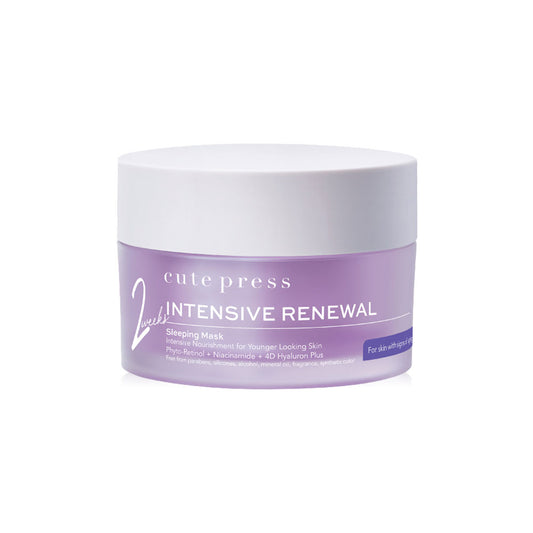 Cute Press Sleeping Mask - Intensive Renewal with Phyto-Retinol - Beauty Buddy