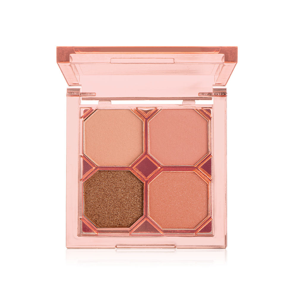 beWiLD Eyeshadow Palette - 4 Shades in Pinkish Brown Tone - Beauty Buddy