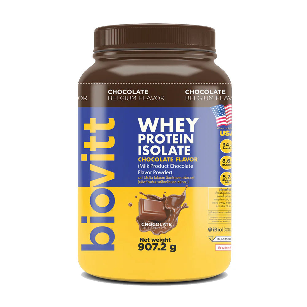 Biovitt Whey Protein Isolate Chocolate Flavor 907.2g