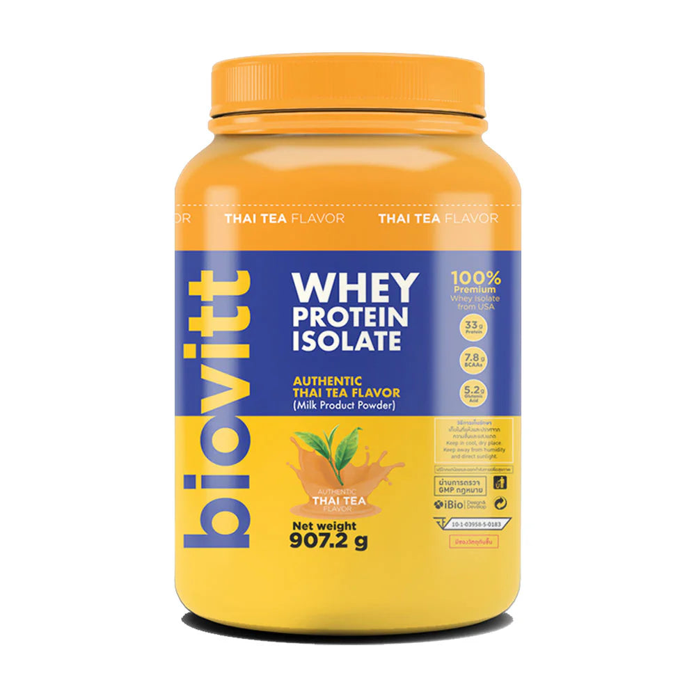 Biovitt Whey Protein Isolate Thai Tea Flavor 907.2g
