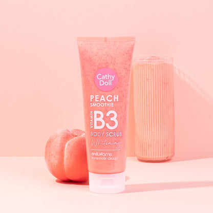Cathy Doll Body Scrub - Peach Smoothie with Vitamin B3 - Beauty Buddy