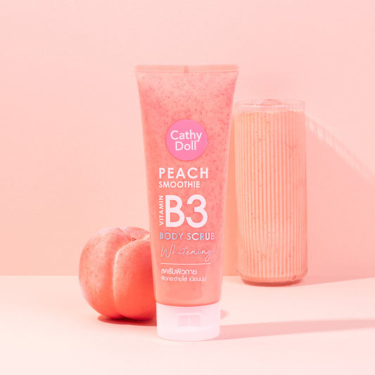 Cathy Doll Body Scrub - Peach Smoothie with Vitamin B3 - Beauty Buddy