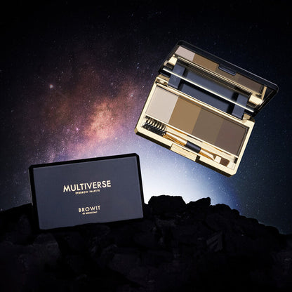 Browit Eyebrow Palette - 4-in-1 Cosmic Latte with Highlight - Beauty Buddy