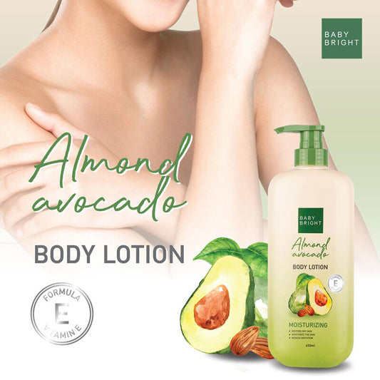 Baby Bright Body Lotion - Almond & Avocado Extract 450ml - Beauty Buddy