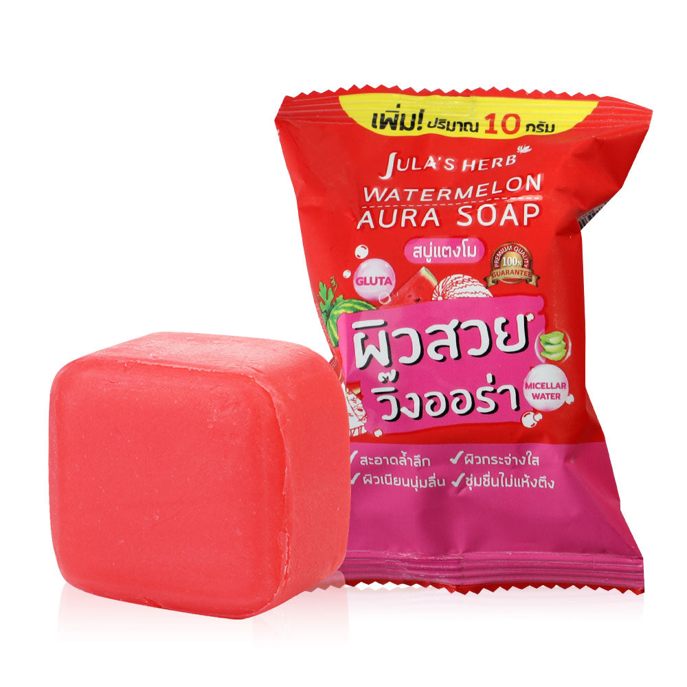 Chula Herb Aura Soap - Watermelon Extract & Glutathione - Beauty Buddy