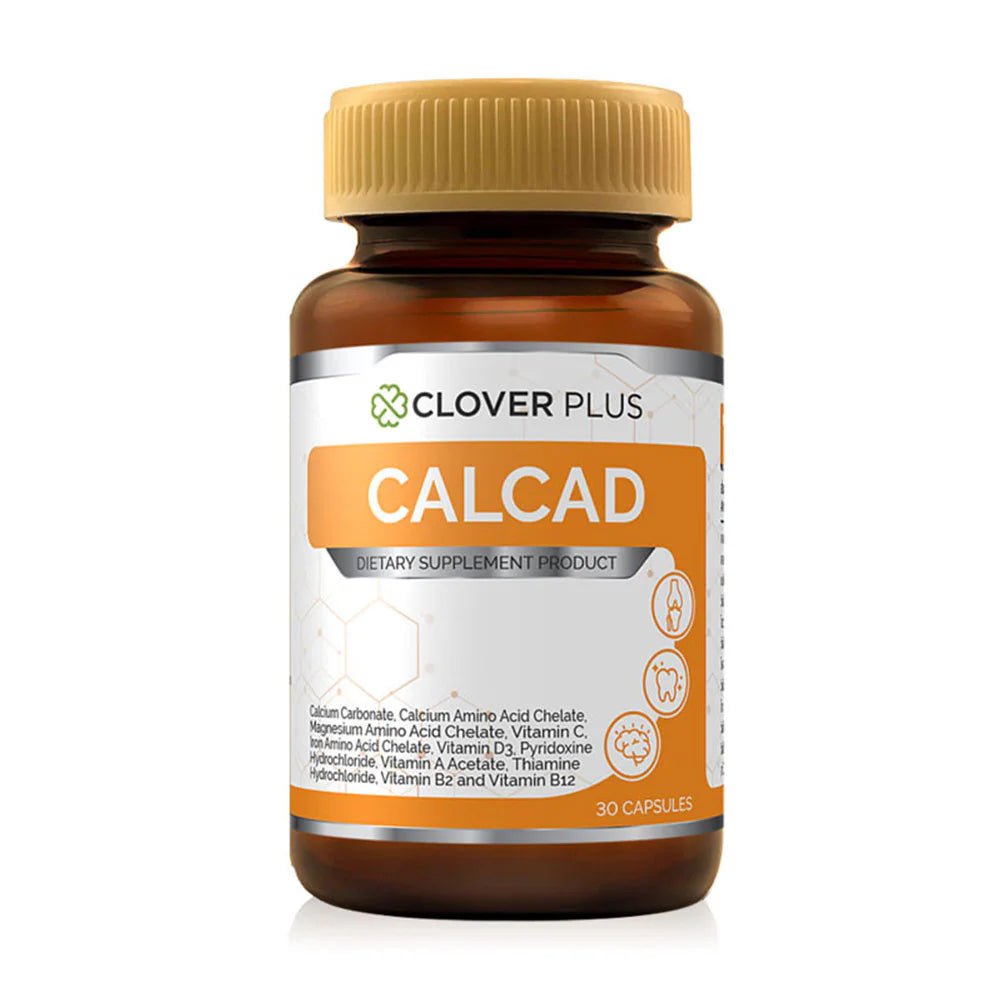 Clover Plus Calcad Dietary Supplement 30 Capsules