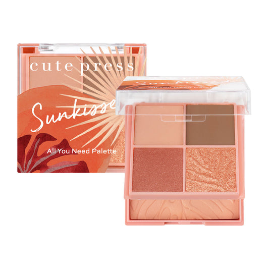 Cute Press Eyeshadow and Blush Palette - Tropical Breeze #04 Sunkissed - Beauty Buddy
