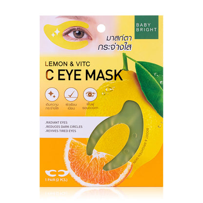 Baby Bright Eye Mask - Lemon & Vitamin C Formula - Beauty Buddy