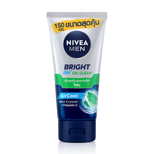 NIVEA Men Face Foam - Brightening & Oil Control with Volcanic Mud - Beauty Buddy