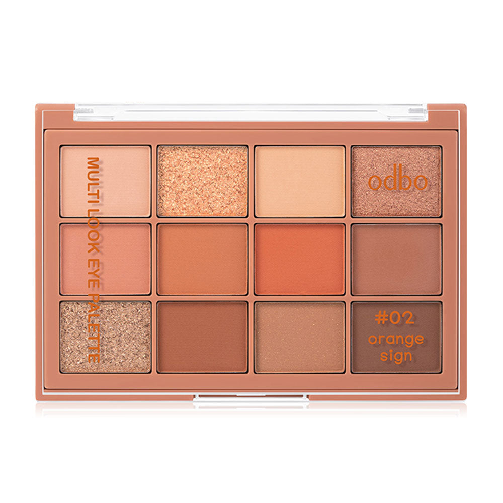ODBO Eye Palette - 12 Shades with Matte and Shimmer Textures - Beauty Buddy