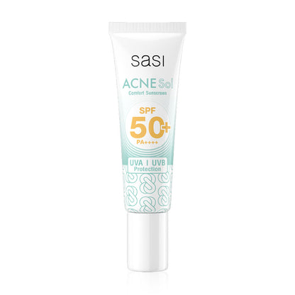 SASI Sunscreen - Acne Comfort SPF 50+ PA++++ for Acne-Prone Skin - Beauty Buddy