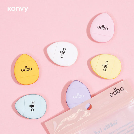 ODBO Makeup Sponges - Set of 6 Portable Tiny Puffs - Beauty Buddy