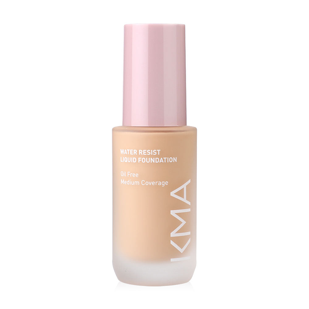 KMA Liquid Foundation - Water Resistant SPF 30, Warm Sand