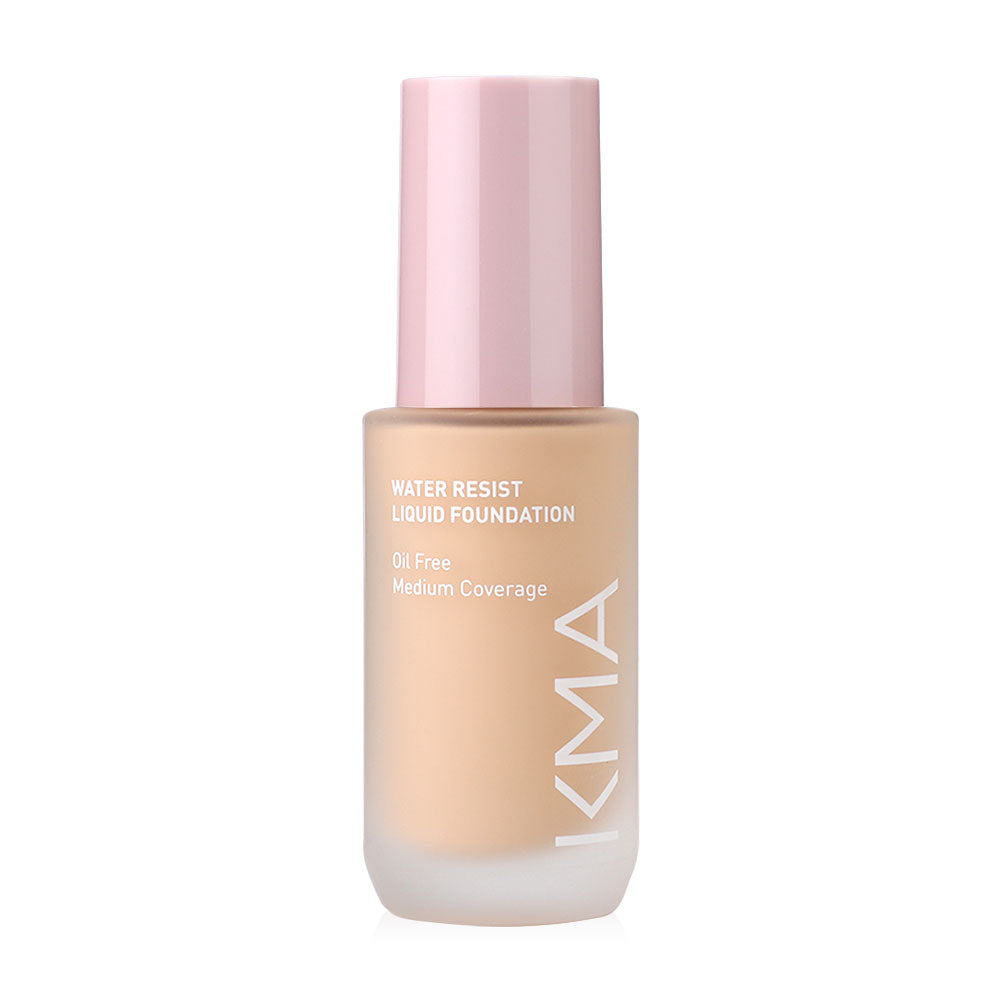 KMA Liquid Foundation - Water Resistant SPF 30, Shade #02 Nude Natural