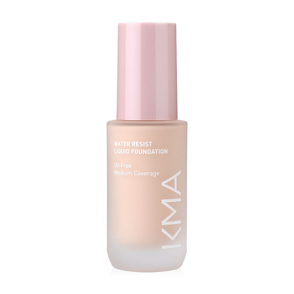 KMA Liquid Foundation - Water Resistant SPF 30, Porcelain Shade