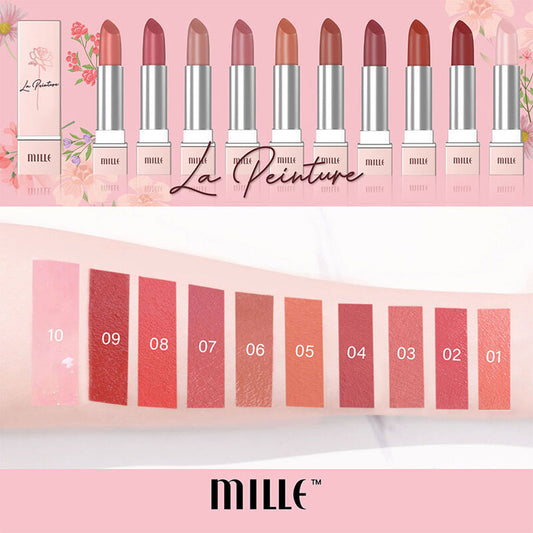 Mille Lipstick - Crystal Glaze Formula, Light Texture - Beauty Buddy