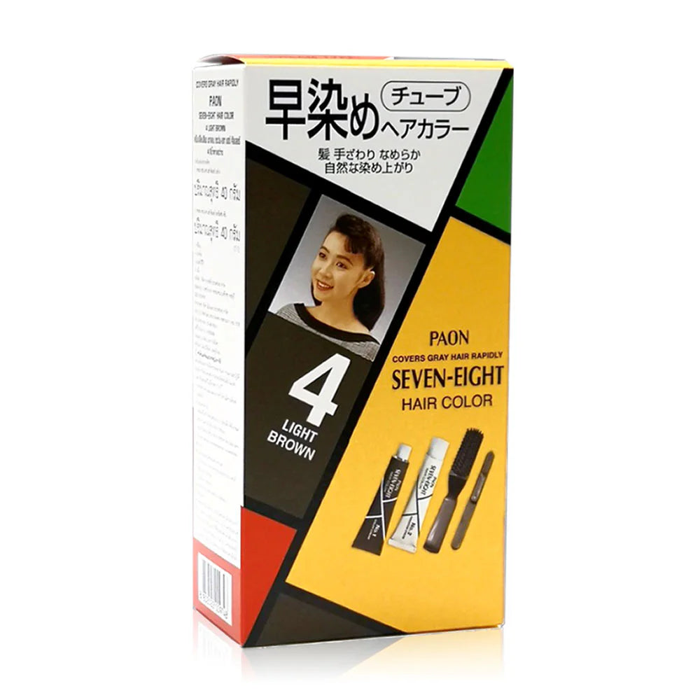 PAON Seven-Eight Permanent Hair Color #B4 Light Brown