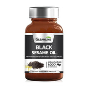 Gleanline Black Sesame Oil Dietary Supplement 60 Tablets 1,000 mg