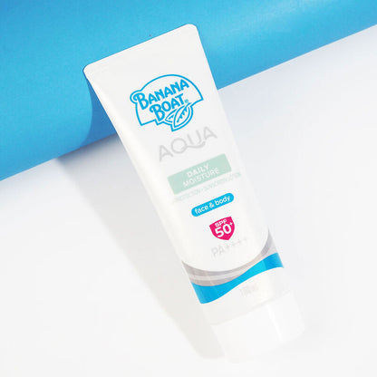 Banana Boat Aqua Daily Moisture UV Protection Sunscreen Lotion SPF 50+/PA++++ Face&Body 100ml