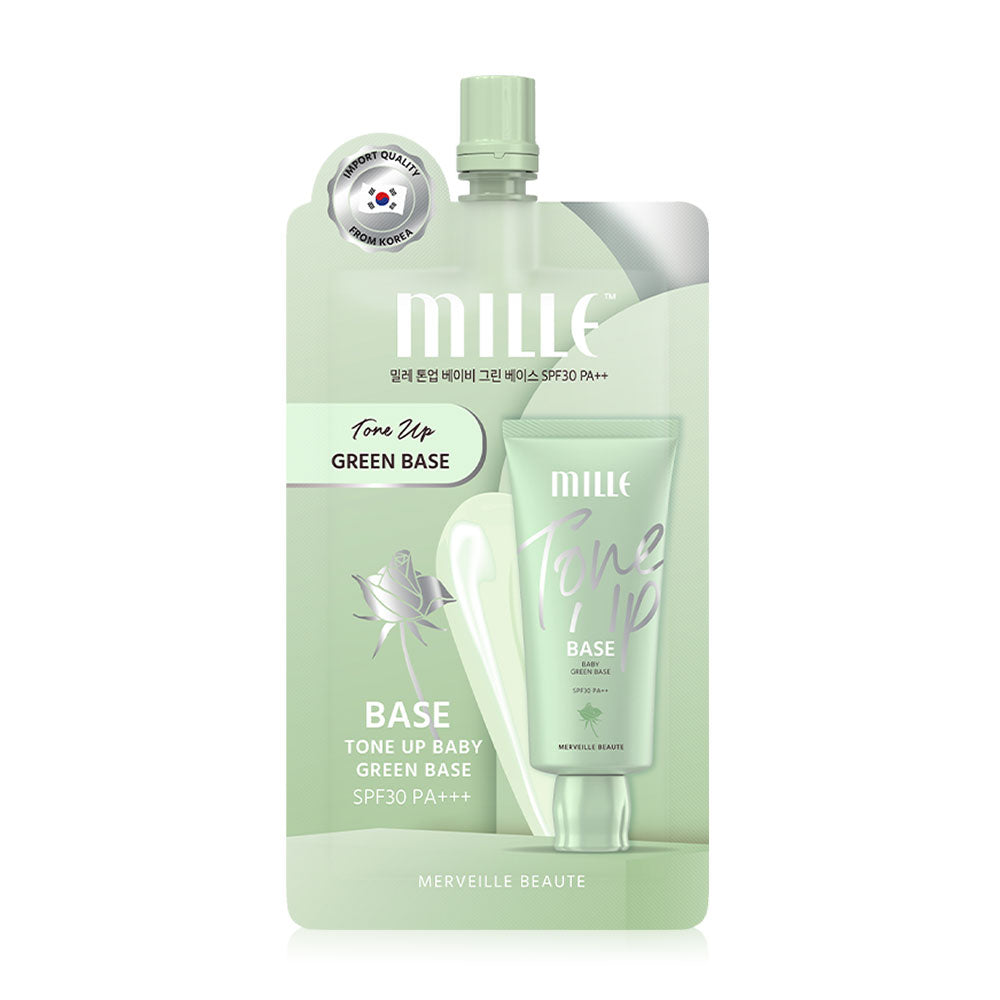 Mille Primer - Tone Up Baby Green Base SPF30 PA++ - Beauty Buddy