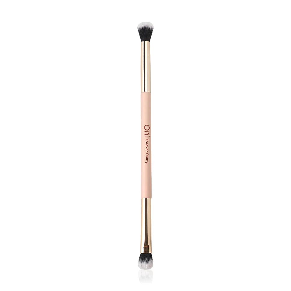Oni Double Ended Eyeshadow Brush - #Sakura Pink