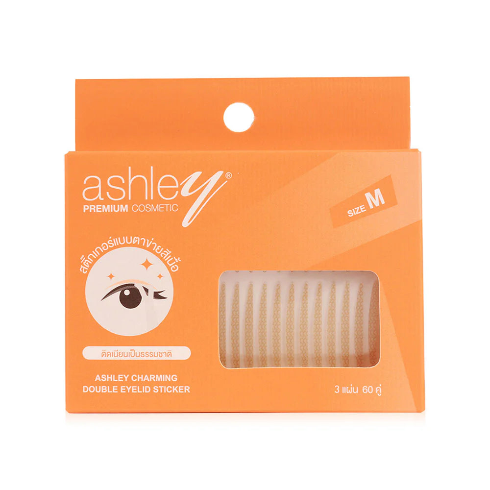 Ashley Charming Double Eyelid Sticker 60 Pairs Size M #No.02