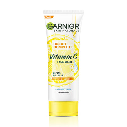 Garnier Bright Complete Vitamin C Face Wash 100ml