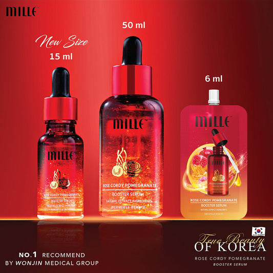 Mille Rose Booster Serum - Cordy Pomegranate 15ml - Beauty Buddy