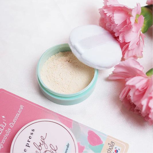 Cute Press Face Powder - Bye Bye Oil with Yuzu Orange - Beauty Buddy