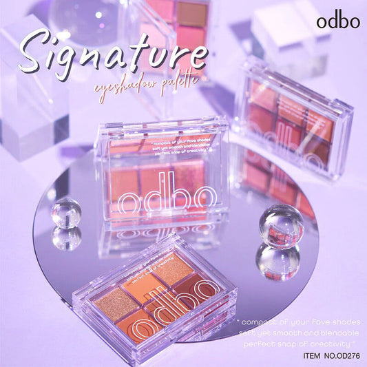 ODBO Eyeshadow Palette - 6 Blendable Shades - Beauty Buddy