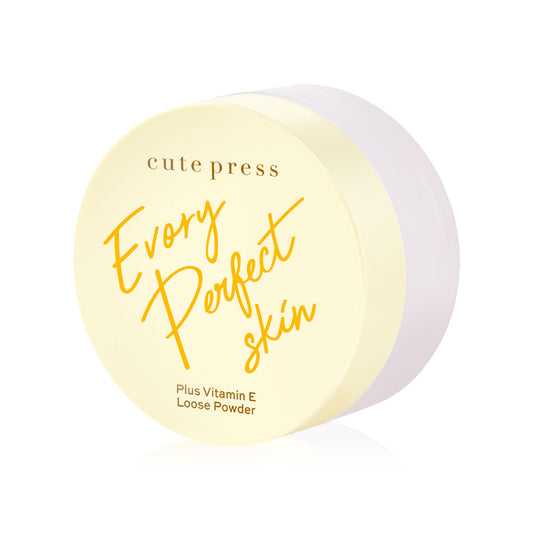 Cute Press Loose Powder - Evory Perfect Skin Plus with Vitamin E - Beauty Buddy