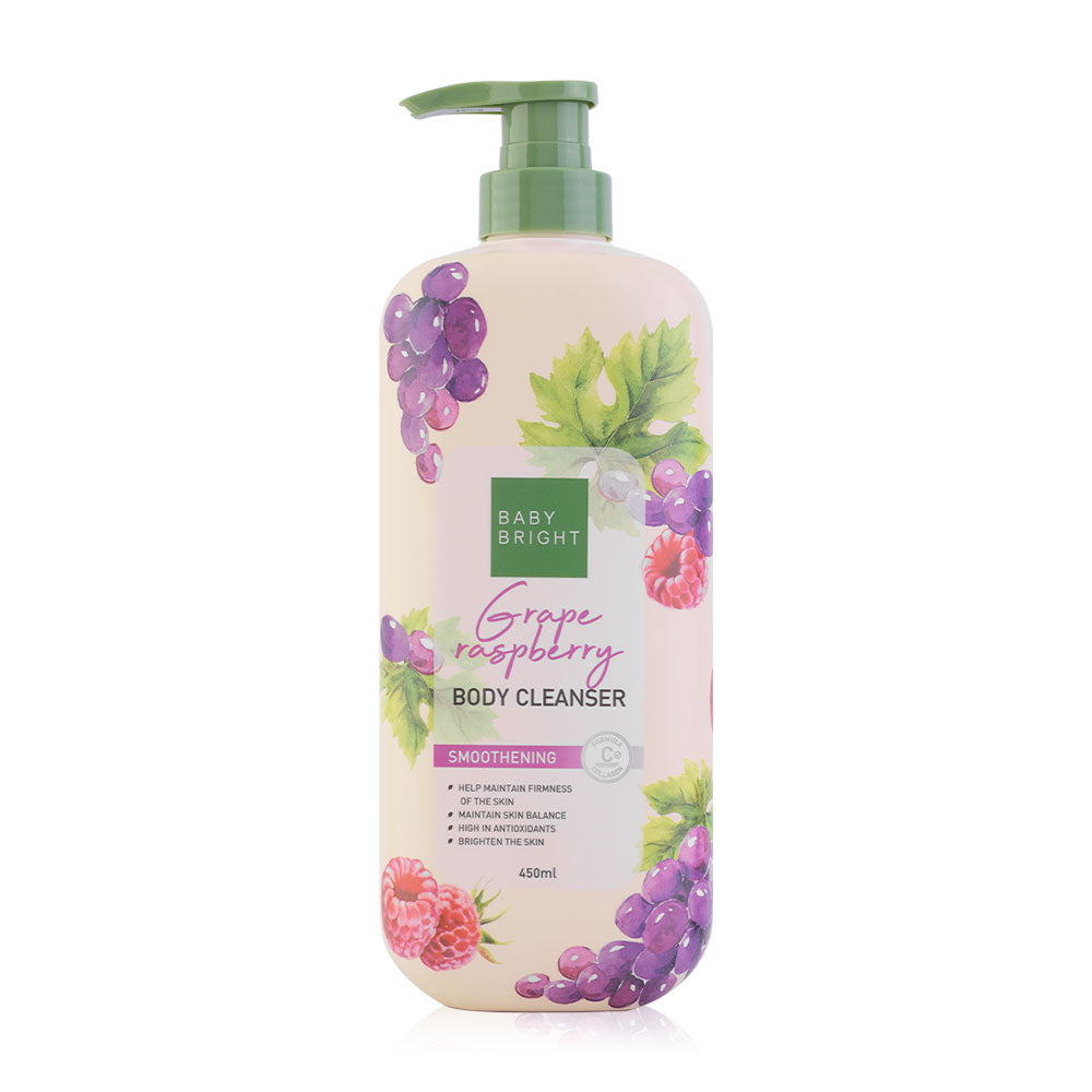 Baby Bright Body Cleanser - Grape Raspberry with Grape Seed Oil - Beauty Buddy