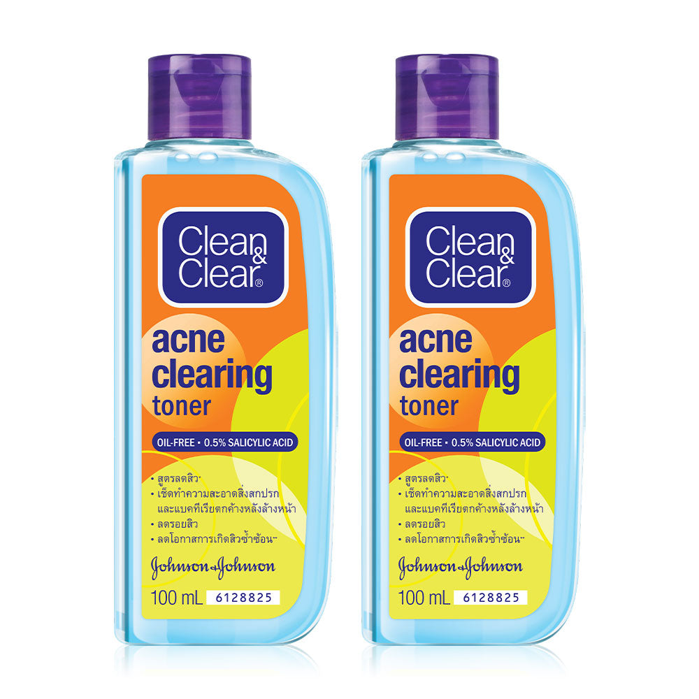 Clean & Clear Acne Clearing Toner 100ml x 2pcs