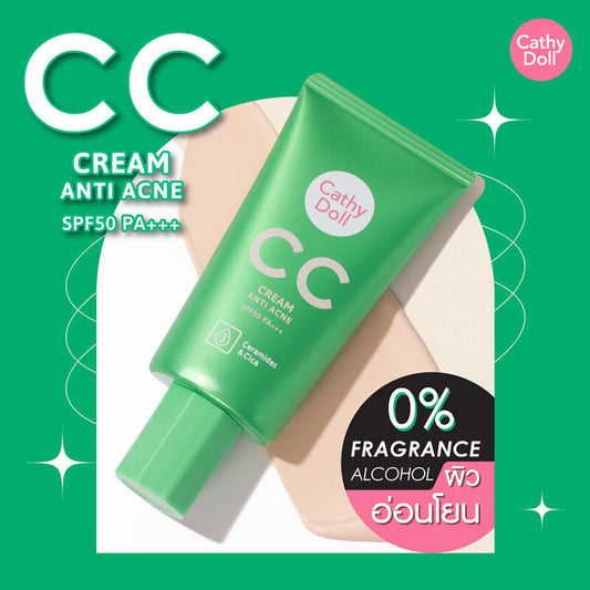 Cathy Doll CC Cream - Anti Acne SPF50 PA+++ - Beauty Buddy