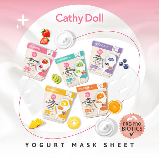 Cathy Doll Yogurt Mask Sheet - Pore Minimizing Formula - Beauty Buddy
